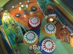 Bally Big Valley Pinball Machine, 1970, working, 4 player, good condition