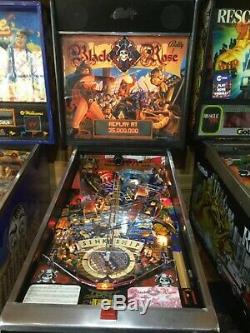 Bally Black Rose pinball machine fully working and new cabinet decals
