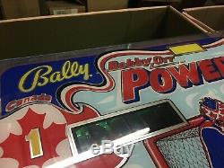 Bally Bobby Orr Pinball Machine Backglass New