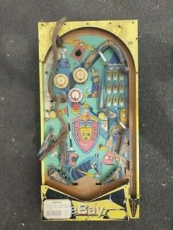 Bally Joust Pinball 1969 Playfield Only Spares Vintage Collectable Wall Art