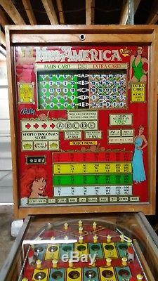 Bally Miss America Deluxe bingo machine