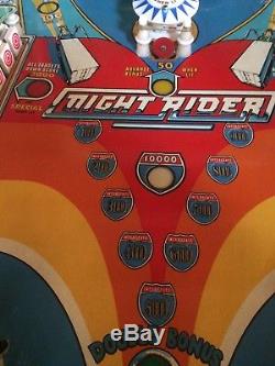 Bally Night Rider Electromechanical Pinball Machine