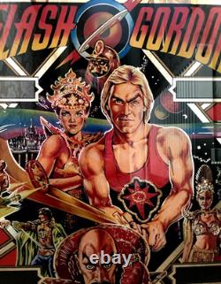 Bally Original Pinball Glass Flash Gordon Circa 1980