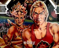 Bally Original Pinball Glass Flash Gordon Circa 1980
