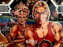 Bally Original Pinball Glass Flash Gordon Circa 1980