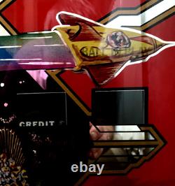 Bally Original Pinball Glass Flash Gordon Circa 1980