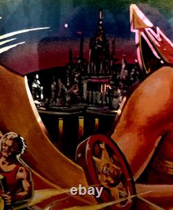 Bally Original Pinball Glass Flash Gordon Circa 1980