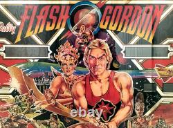 Bally Original Pinball Glass Flash Gordon Circa 1980