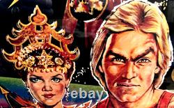 Bally Original Pinball Glass Flash Gordon Circa 1980