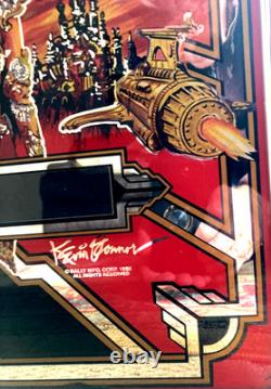 Bally Original Pinball Glass Flash Gordon Circa 1980