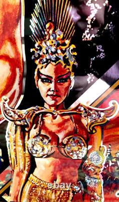Bally Original Pinball Glass Flash Gordon Circa 1980