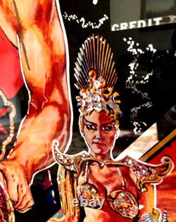 Bally Original Pinball Glass Flash Gordon Circa 1980
