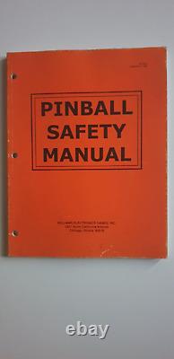 Bally Pinball Cirqus Voltaire Pinball Operation Manual ORIGINAL