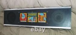 Bally Pool Sharks original metal pinball machine speaker panel Vpin virtual pin