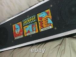 Bally Pool Sharks original metal pinball machine speaker panel Vpin virtual pin