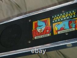 Bally Pool Sharks original metal pinball machine speaker panel Vpin virtual pin
