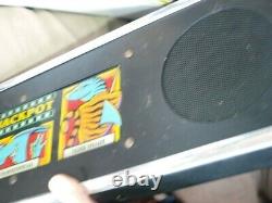 Bally Pool Sharks original metal pinball machine speaker panel Vpin virtual pin