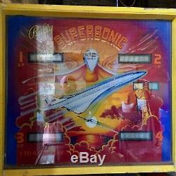 Bally Supersonic vintage arcade pinball machine