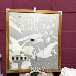 Bally Surf Scene Pinball Back Glass? Vintage Arcade Art, Used