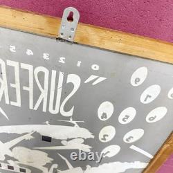 Bally Surf Scene Pinball Back Glass? Vintage Arcade Art, Used