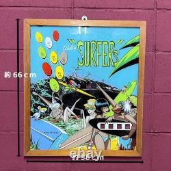Bally Surf Scene Pinball Back Glass? Vintage Arcade Art, Used