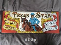Bally Texas Star Slot Machine Glass