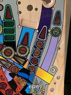 Bally The Shadow Pinball Machine Restored Clear Coated Playfield