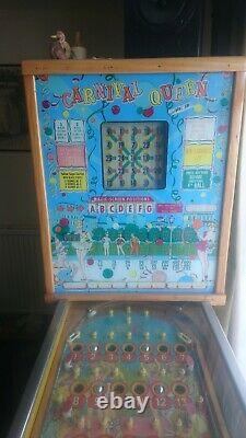 Bally bingo pinball machine Carnival Queen