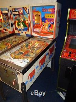 Bally gold rush pinball machine (rare)