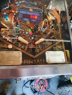 Bally vector pinball machine 1982