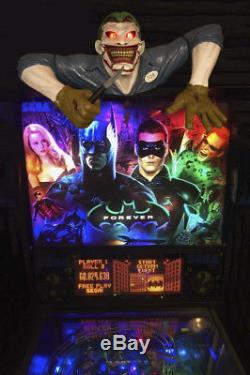 Batman Joker Pinball Machine topper, fits any Batman machine including new ones