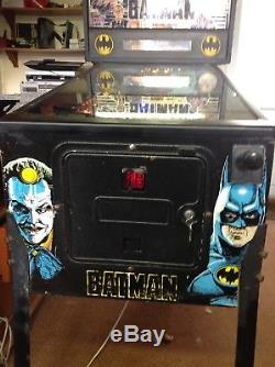 Batman pinball machine by Data East- fully working good condition. LED bulbs