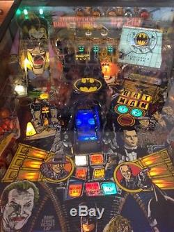 Batman pinball machine by Data East- fully working good condition. LED bulbs