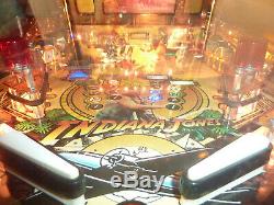 Beautiful looking STERN INDIANA JONES pinball machine. Plays as it should