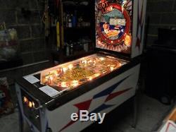 Beautiful professionally restored to A+ cond. A 1966 Williams Hot Line Pinball