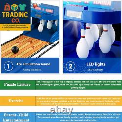 Bowling Alley Game for Home, Bowling Game with LED Electronic Scoreboard with Au