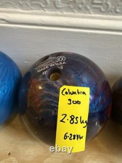 Bowling Ball Job Lot x5 +Wheeled Bowling Bag Mixed Weight 6-13lb Collection Only