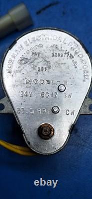 Bowman Model E Pinball Motor 24V 60Hz 3W 22.5 RPM CW