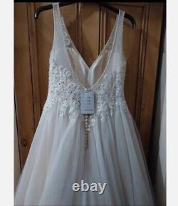 Brand New Blush wedding dress size 14