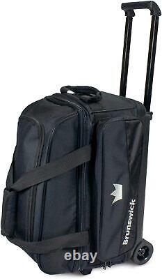 Brunswick Zone 2 Ball Double Roller Bowling Bag