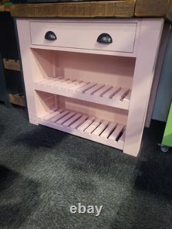 Butch Block 1040mm x 600mm kitchen island in farrow and ball nancys blushes