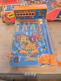 CRASH DUMMIES FLIPPER TEST CENTER ELECTRONIC PINBALL TYCO Tested Working