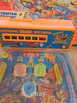 CRASH DUMMIES FLIPPER TEST CENTER ELECTRONIC PINBALL TYCO Tested Working