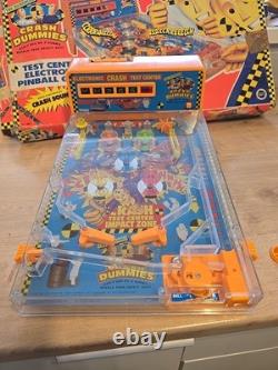 CRASH DUMMIES FLIPPER TEST CENTER ELECTRONIC PINBALL TYCO Tested Working