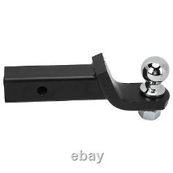 Car Auto Trailer Hitch Mount & 2in Ball Pin Steel 6000lbs 2in Drop Ball For