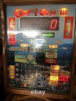Carioca. Belgium Bingo Pinball Machine