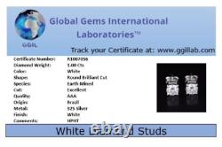 Certified 5Ct Champagne Diamonds Chain Bracelet, FREE Diamond studs