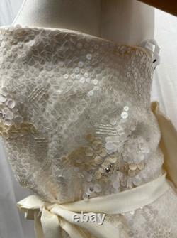 Champagne Bloom Column Gown