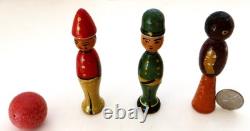 Children's Bowling Game of Fancy Ten Pins by Spears Works Bavaria, Circa 1935