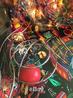 Cirqus Voltaire Pinball 1997 by Bally Rare Preview Model Excellent Condition